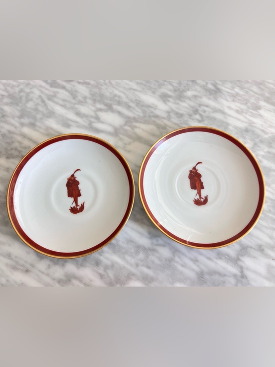 Other - Vintage Bauscher Weiden Café Brûlot Diabolique Saucers - Set of 2